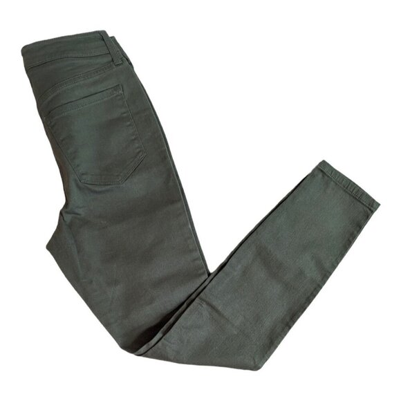 Market & Spruce Olive Green Denim Skinny Jeans - Picture 6 of 7